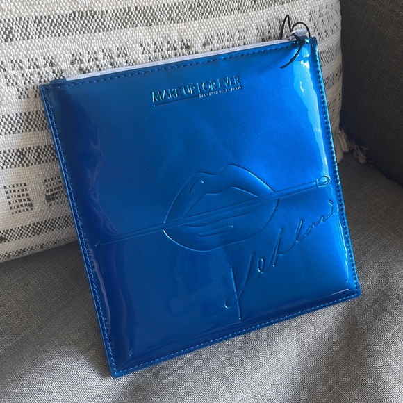 Makeup Forever Handbags - MAKE UP FOR EVER Aqua Blue Kehlani Makeup Pouch - BNWT